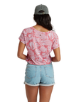 Sherpa Adventure Gear Women's Neha V-Neck Tee Rosie Bhodi Leaf - Booley Galway