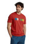 Sherpa Adventure Gear Unisex Tarcho Tee Rust - Booley Galway