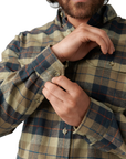 Fjallraven Men's Singi Heavy Flannel Shirt Dark Sand - Booley Galway
