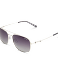 SINNER Bodega Shiny Silver Metal / Polarised SINTEC Gradient Green Lens - Booley Galway