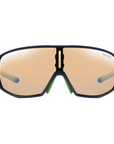 Bryce II Ski - Matte Black / Matte Green / SINTRAST Snow Orange Mirror Lens