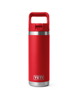 Yeti Rambler 18 oz Colour Straw Cap Bottle Rescue Red - Booley Galway