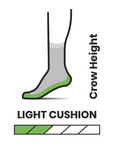 Men's Hike Light Cushion Def Lyfe Print Crew