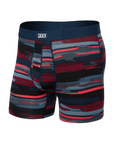 Men's Daytripper Comfort Stretch Boxer Brief 6 in - Types Of Stripes-Black