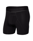 Saxx Men's Kinetic Light-Compression Mesh High Performance Boxer Brief 5 in Blackout - Booley Galway