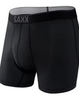 Men's Quest Quick-Dry Mesh Performance Boxer Brief - Black II