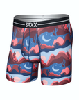 Saxx Men's Volt Breathable Mesh Boxer Brief 6 in Canyon Daze / Red Clay - Booley Galway