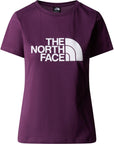 The North Face Women's Easy S/S Tee Black Current Purple - Booley Galway