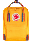 Fjallraven Kanken Rainbow Mini Warm Yellow / Rainbow Pattern - Booley Galway