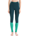 Icebreaker Women's 200 ZoneKnit Merino Leggings Green Glory / Fresh - Booley Galway