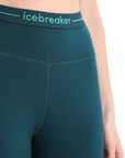 Icebreaker Women's 200 ZoneKnit Merino Leggings Green Glory / Fresh - Booley Galway
