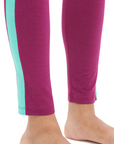 Icebreaker Women's Merino 200 Sonebula Leggings Go Berry / Fresh - Booley Galway