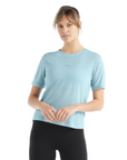 Icebreaker Women's ZoneKnit Merino S/S T-Shirt Haze - Booley Galway