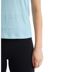 Icebreaker Women's ZoneKnit Merino S/S T-Shirt Haze - Booley Galway