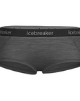 Icebreaker Women's Merino Sprite Hot Pants Gritstone Heather / Black - Booley Galway