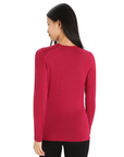 Women's 260 Tech Top L/S Crewe Cherry - Booley Galway