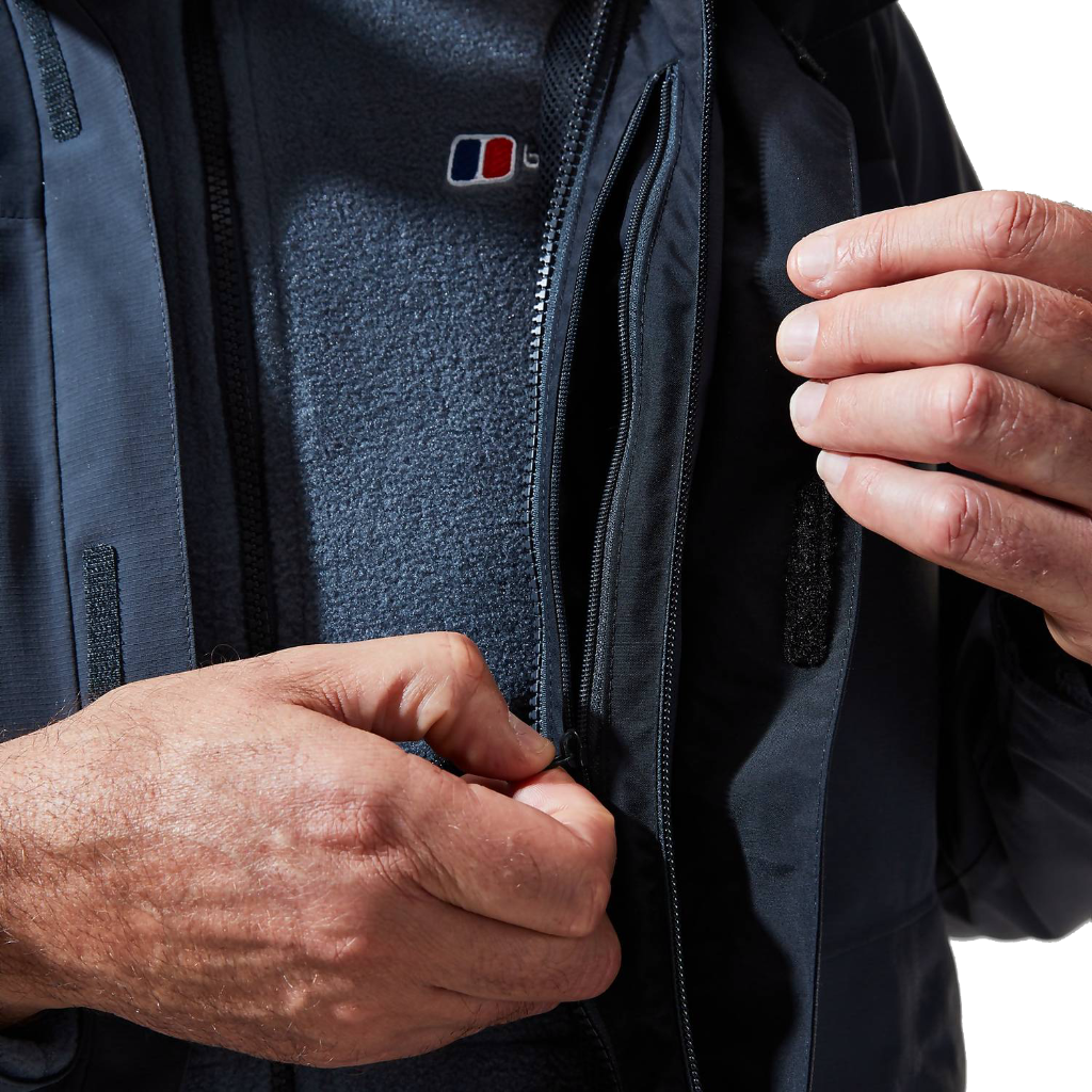 Berghaus Men's Hillwalker IA Shell Jacket Carbon / Black - Booley Galway