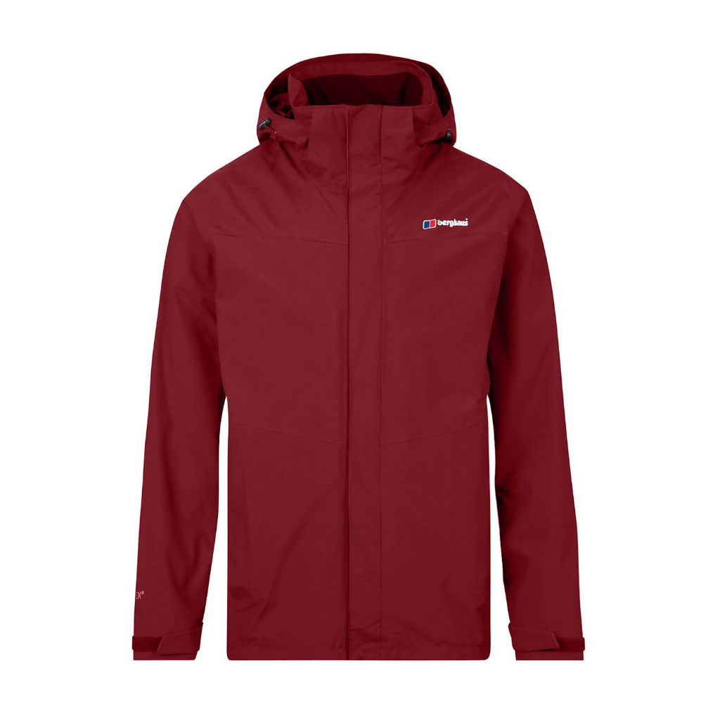 Berghaus Men&#39;s Hillwalker IA Shell Jacket Dark Red - Booley Galway