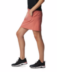 Columbia Women's Saturday Trail Skort Dark Coral - Booley Galway