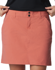 Columbia Women's Saturday Trail Skort Dark Coral - Booley Galway