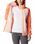 Columbia Women's Heather Canyon Softshell Jacket Peach Blossom / Sunset Orange - Booley Galway