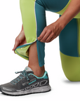 Women's Roffe Ridge Windblock Legging Canyon Blue / Voltage - booley
