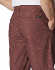 Columbia Men's Washed Out Printed Shorts Light Raisin Hammocked - Booley Galway
