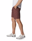 Columbia Men's Washed Out Printed Shorts Light Raisin Hammocked - Booley Galway