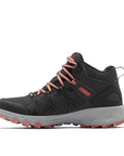 Columbia Women's Peakfreak II Mid Outdry Dark Grey / Dark Coral - Booley Galway