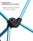Helinox Chair One Black / Cyan Blue - Booley Galway