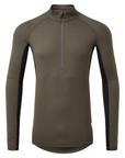 Artilect Men's Flatiron 185 1/4 Zip Deep Olive / Black - Booley Galway