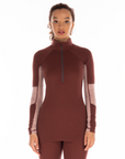 Artilect Women's Darkhorse 185 Zoned 1/4 Zip Andorra / Twilight Mauve - Booley Galway