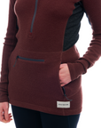 Artilect Women's Sundown 250 1/2 Zip Hoodie Andorra Black - Booley Galway