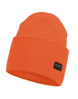 Buff Knitted Beanie Niels Tangerine - Booley Galway