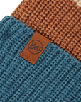 Buff Knitted Beanie Elon Dusty Blue - Booley Galway
