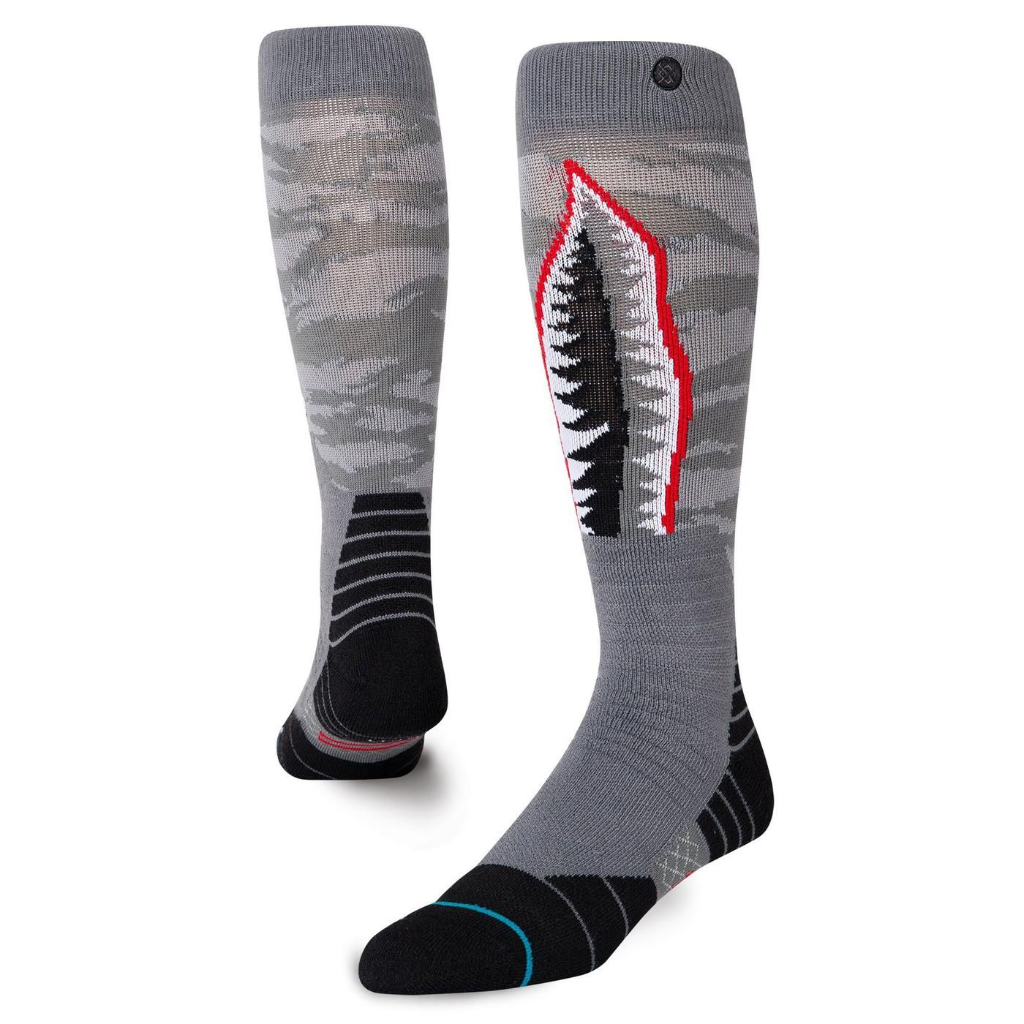 Stance Unisex Snow Medium Over the Calf Warbird Snow Grey - Booley Galway