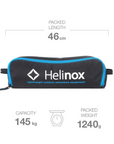 Helinox Chair Two Black / Cyan Blue - Booley Galway