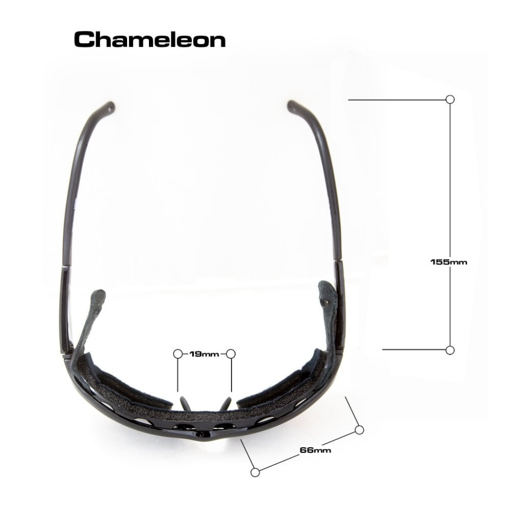 BLOC Chameleon Shiny Black / Grey Flash Lens - Booley Galway