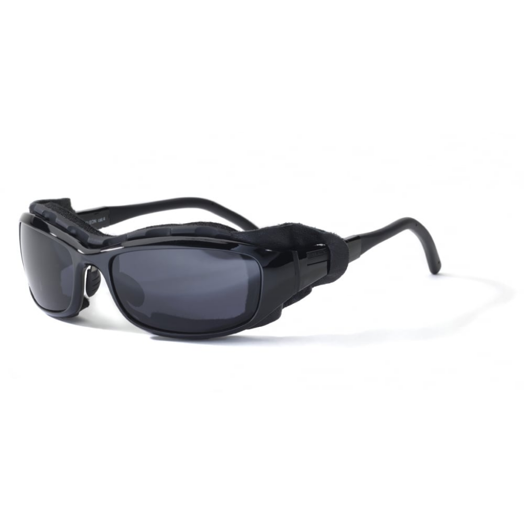 BLOC Chameleon Shiny Black / Grey Flash Lens - Booley Galway