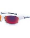 BLOC Daytona Shiny White / Red Mirror Lens - Booley Galway