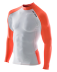 Men's L/S High Visibility Rash Guard Orange - Booley Galway