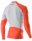 Men's L/S High Visibility Rash Guard Orange - Booley Galway