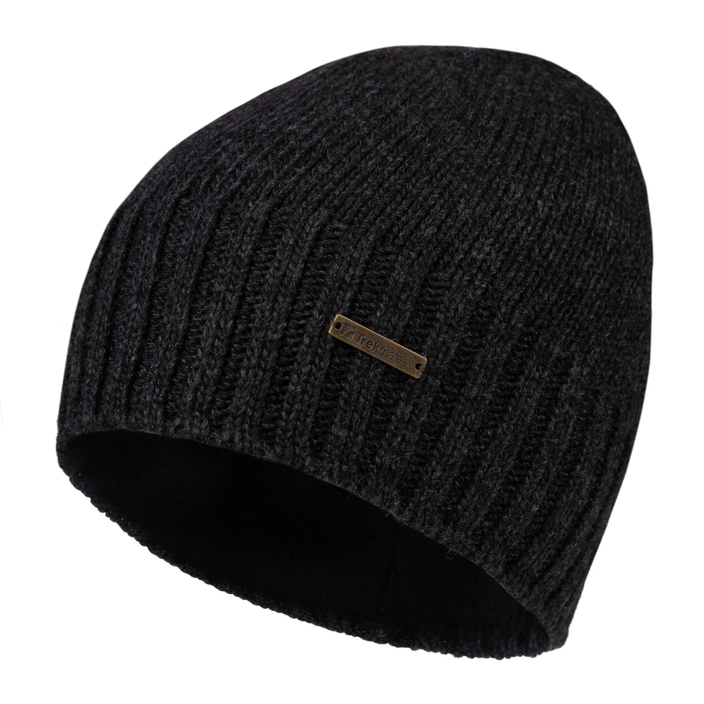 Trekmates Hanna DRY Knit Hat Dark Grey Marl - Booley Galway