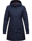 Fjallraven Women's Kiruna Padded Parka Dark Navy - Booley Galway
