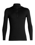 Icebreaker Men's 200 Oasis L/S 1/2 Zip Black - Booley Galway