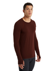Icebreaker Men's 200 Zone Seamless L/S Crewe Espresso - Booley Galway