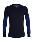 Icebreaker Men's 260 Zone L/S Crewe Midnight Navy / Royal Navy - Booley Galway