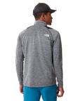 The North Face Men's Athletic Outdoor 1/4 Zip Midlayer Asphalt Grey Light Heather / TNF Black - Booley Galway