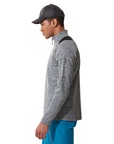 The North Face Men's Athletic Outdoor 1/4 Zip Midlayer Asphalt Grey Light Heather / TNF Black - Booley Galway