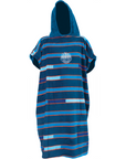 Alder Kids Coral Poncho Navy - Booley Galway